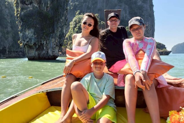 PHANG NGA JURASSIC WORLD PARK FILMED + JAME BOND TOUR BY  A PRIVATE DECORATED LONG- TAIL BOAT.