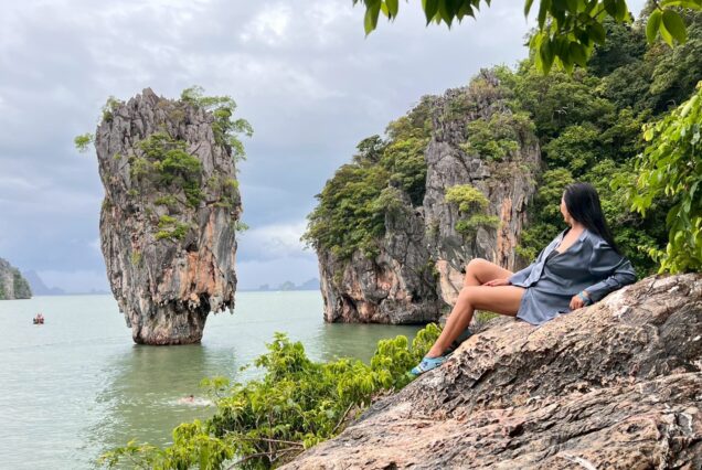 🌄 Phang Nga Bay  Jame Bond 6 islands 7 points Yao Yai • Panak Islands ( premium service small group tour) speedboat.